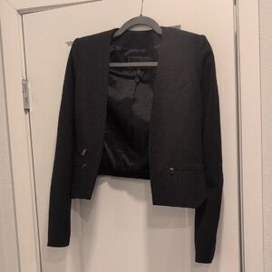 BCBGMaxAzria Classic Black Blazer Size XXS